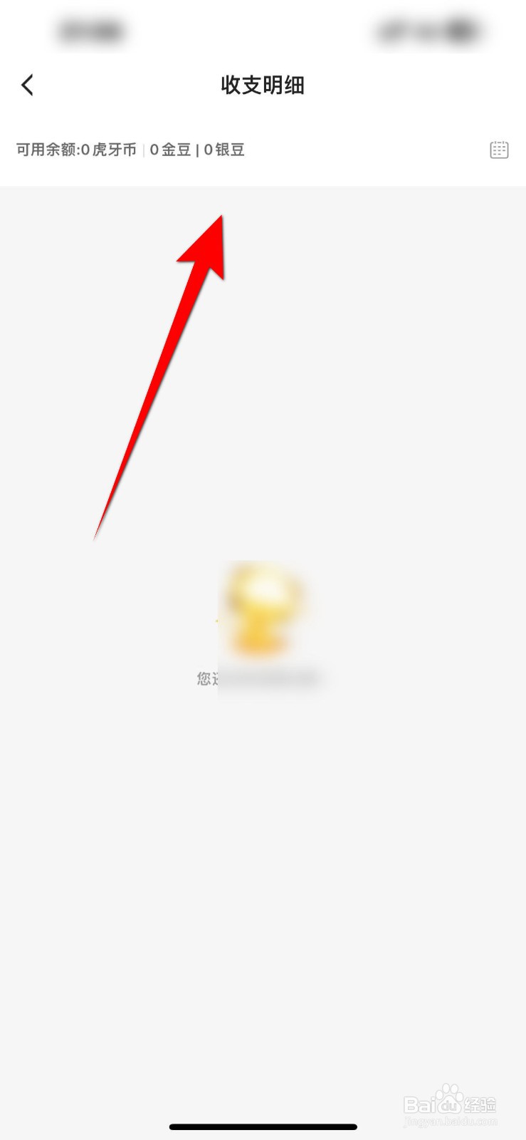虎牙直播APP里面怎么查看收支明细？