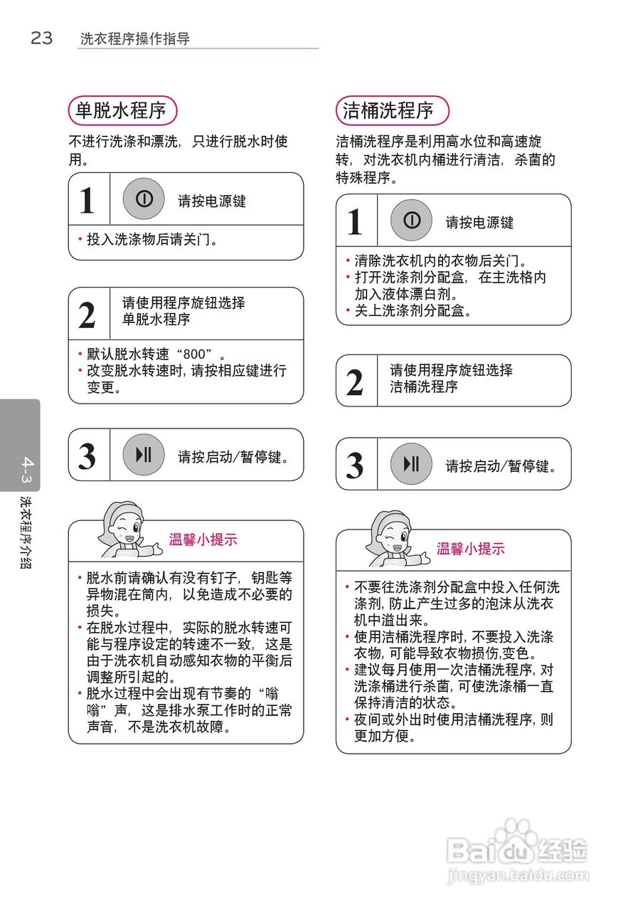 LG WD-F14427D洗衣机使用说明书:[3]