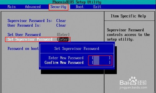 怎样查看BIOS时间并设置密码