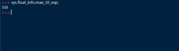 如何利用python语言sys模块获取float_info属性