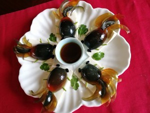 营养美食制作鸭皮蛋