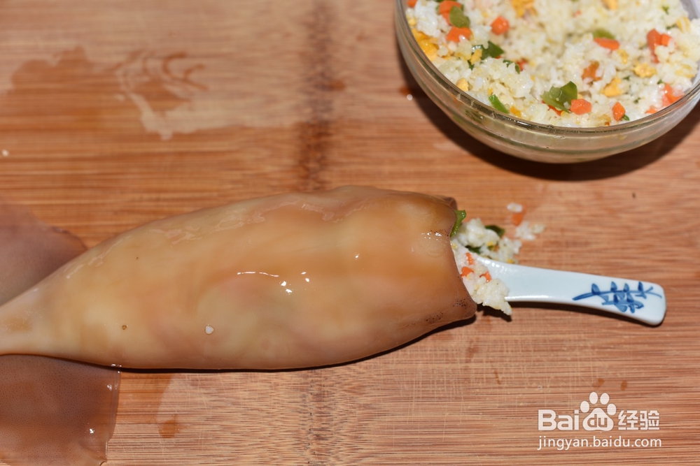 怎么做烤鱿鱼筒饭