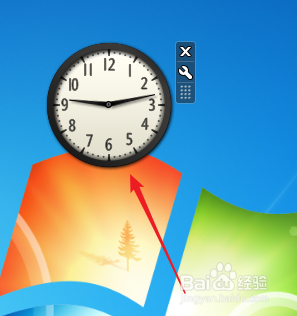 win7如何安装使用桌面时钟？