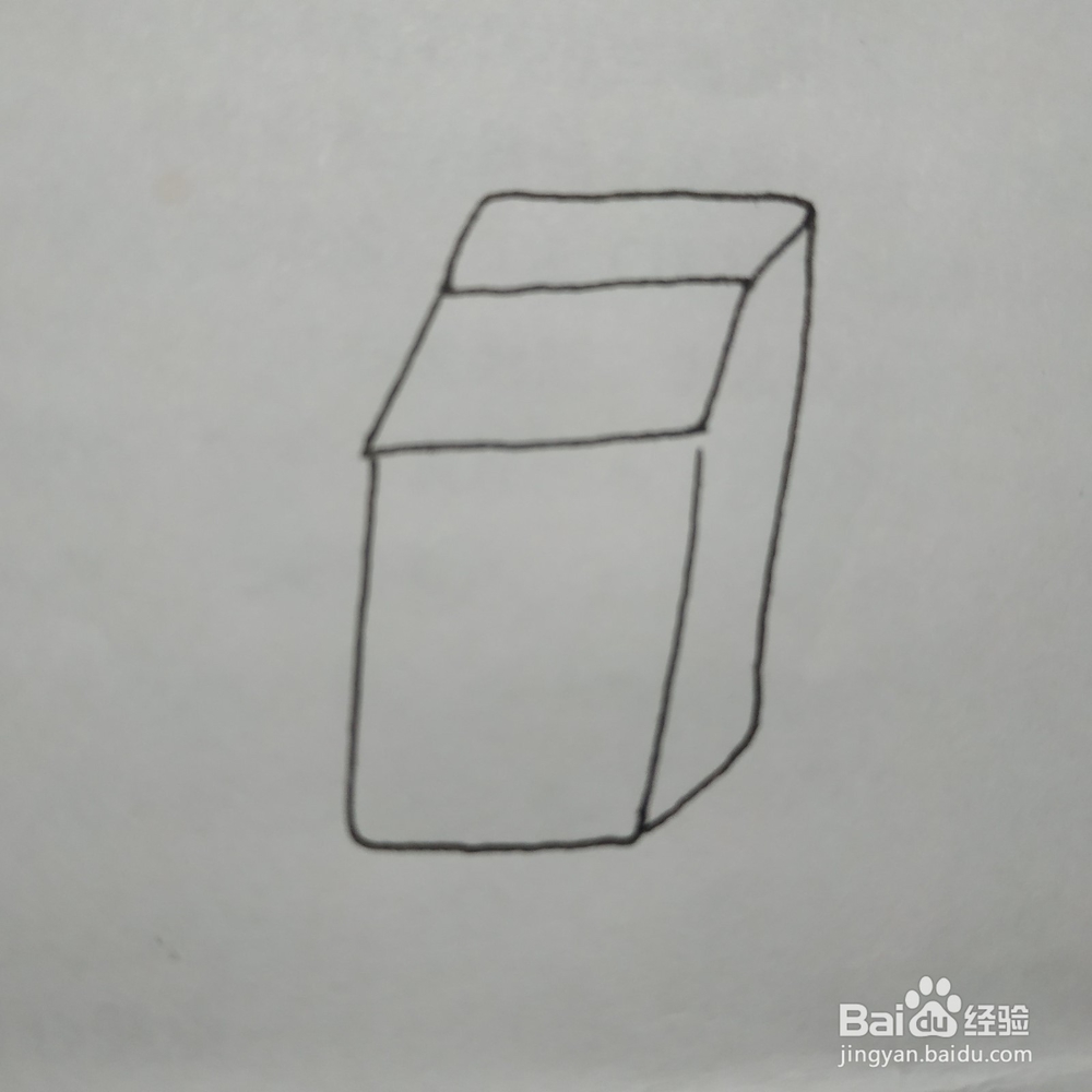洗衣机的简笔画要怎么画