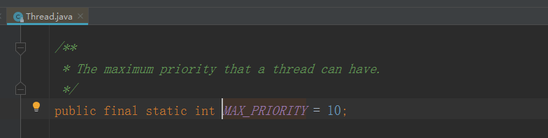 Java基础 18.5.1 线程的优先级