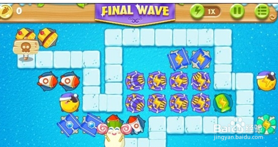 保卫萝卜2 极地 第91关 金水晶萝卜攻略