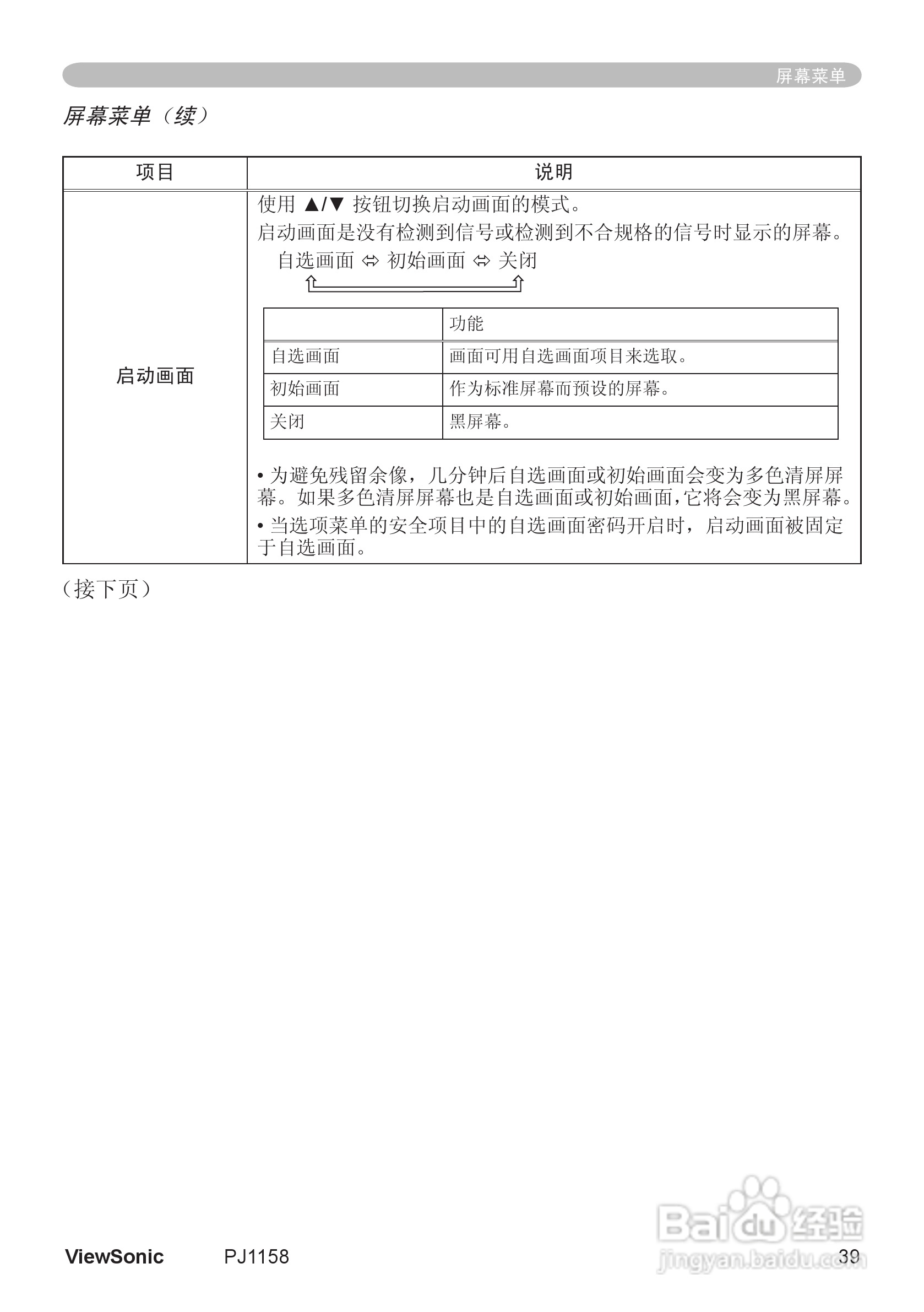 优派PJ1158投影机使用说明书:[5]