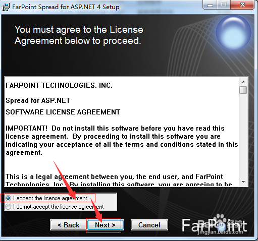 Spread for ASP.NET的安装