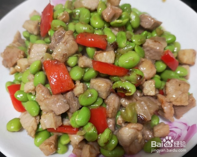 怎么做青豆肉丁