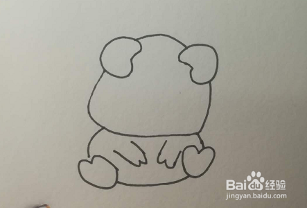 怎么用简单的步骤画小猪的简笔画