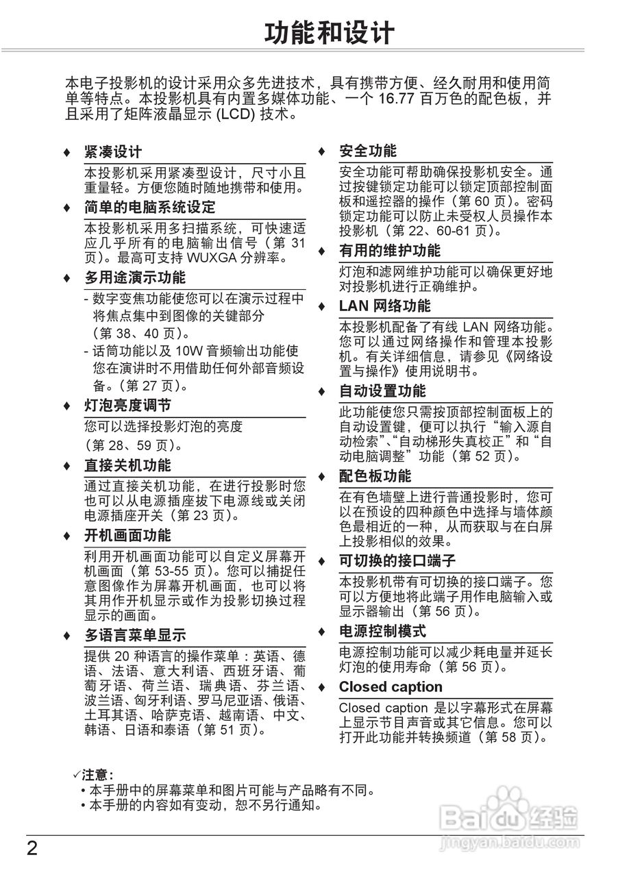 佳能LV-7290投影机使用说明书:[1]