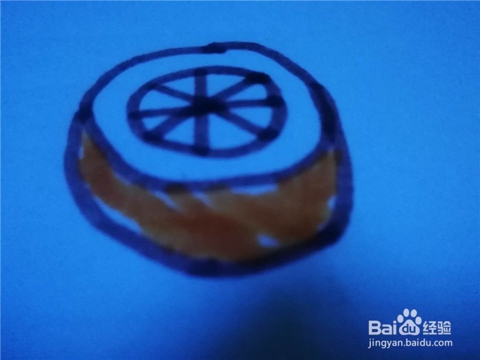 怎么样用简笔画画橙子
