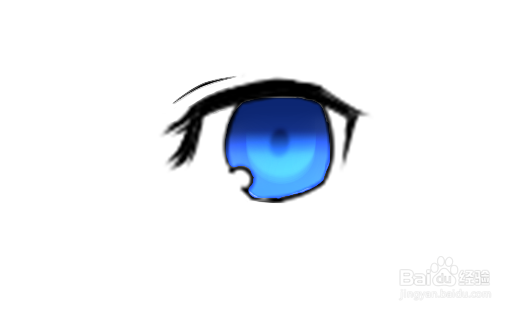 sai新手入门动漫眼睛画法