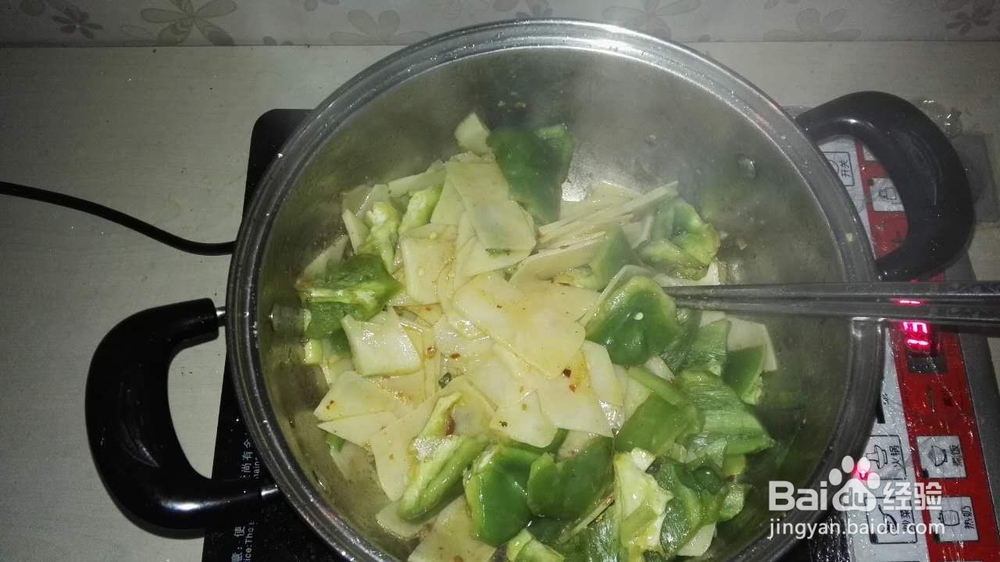 青椒土豆片我的晚餐