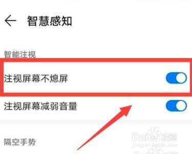 华为mate40pro怎么开启注视屏幕不熄屏功能