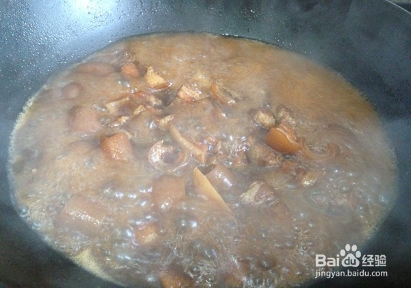 土豆豆角炖五花肉的做法