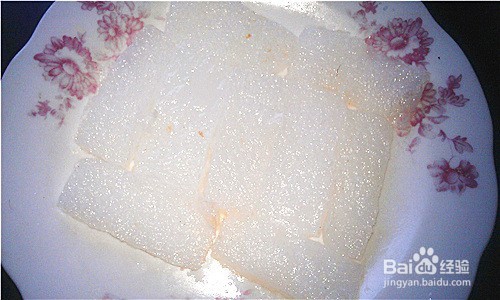 家常版西红柿热拌煎凉粉的做法