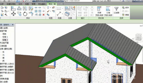 revit如何绘制际线屋顶
