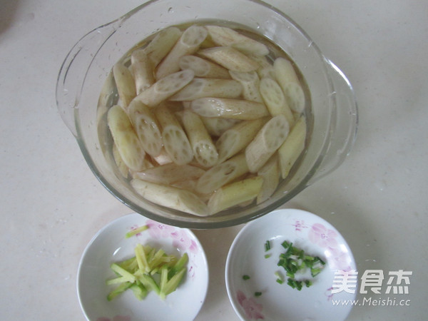 清炒藕带的做法