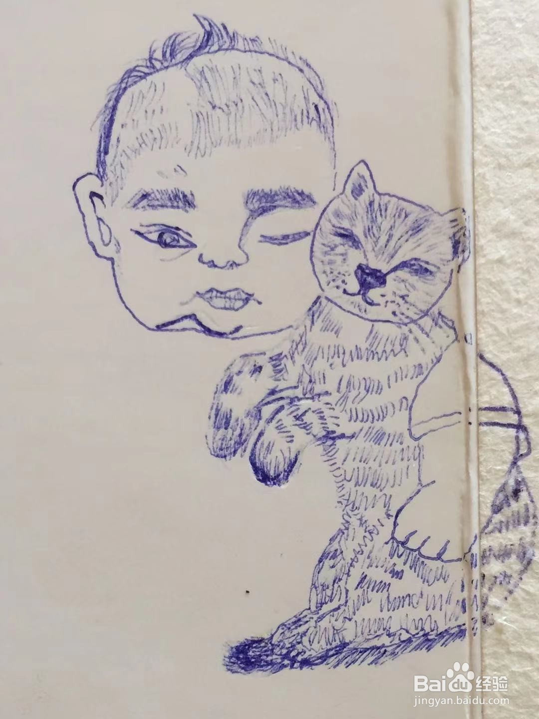 插画教程之侄子帅帅和小猫咪