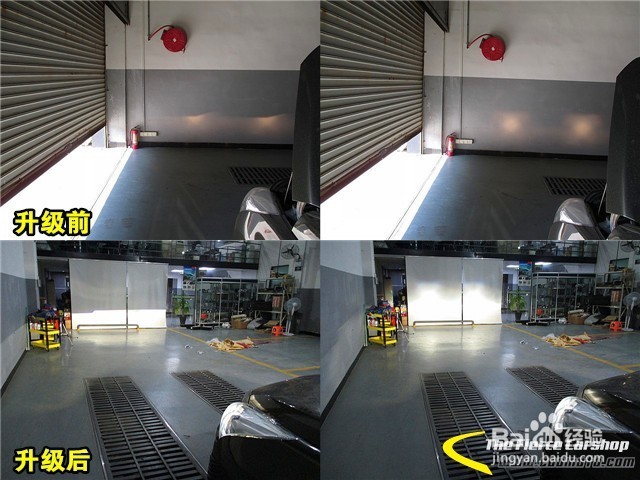 东风标志3008无损改氙气灯升级原装奥迪Q5透镜