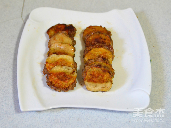 方便美味的台面儿菜—香煎酿肉杏鲍菇