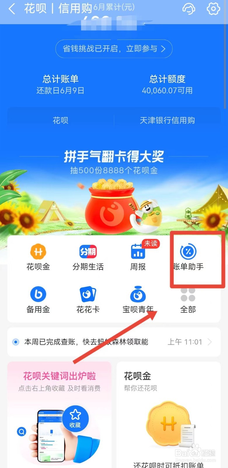 怎样修改花呗每月理想账单