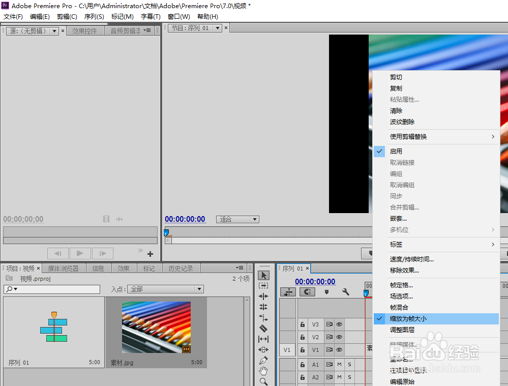 Adobe_Premiere_Pro_CC 导入视频素材