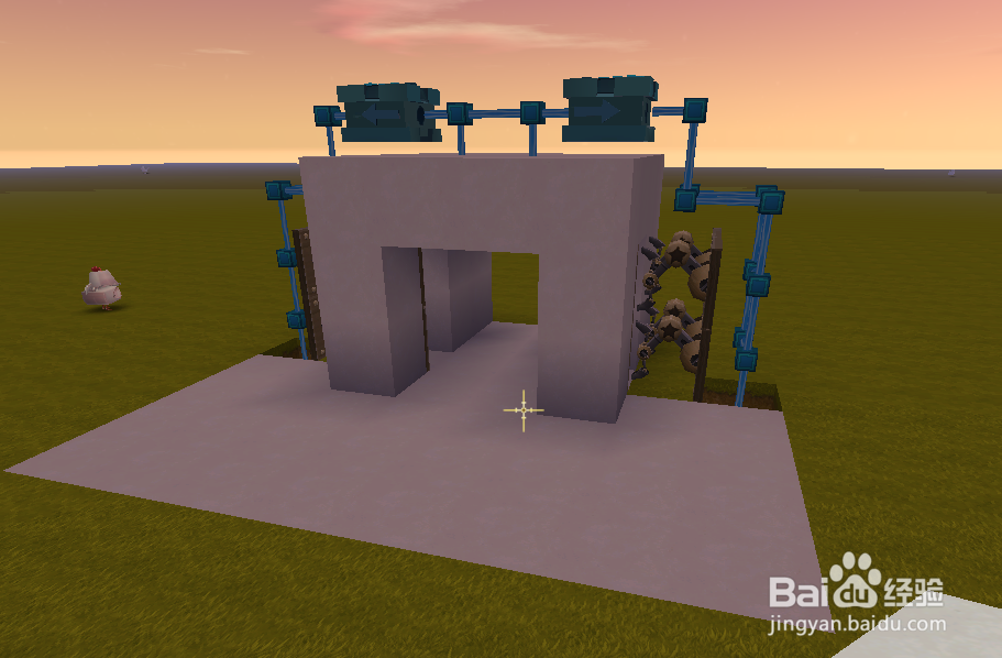 迷你世界怎么做隐藏门