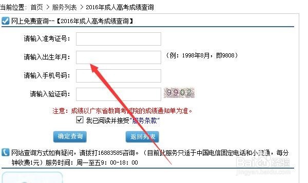 广东成人高考如何查询成绩
