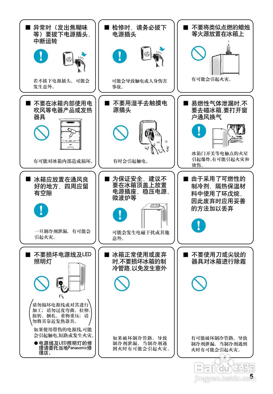 松下NR-C29FG1冰箱使用说明书:[1]