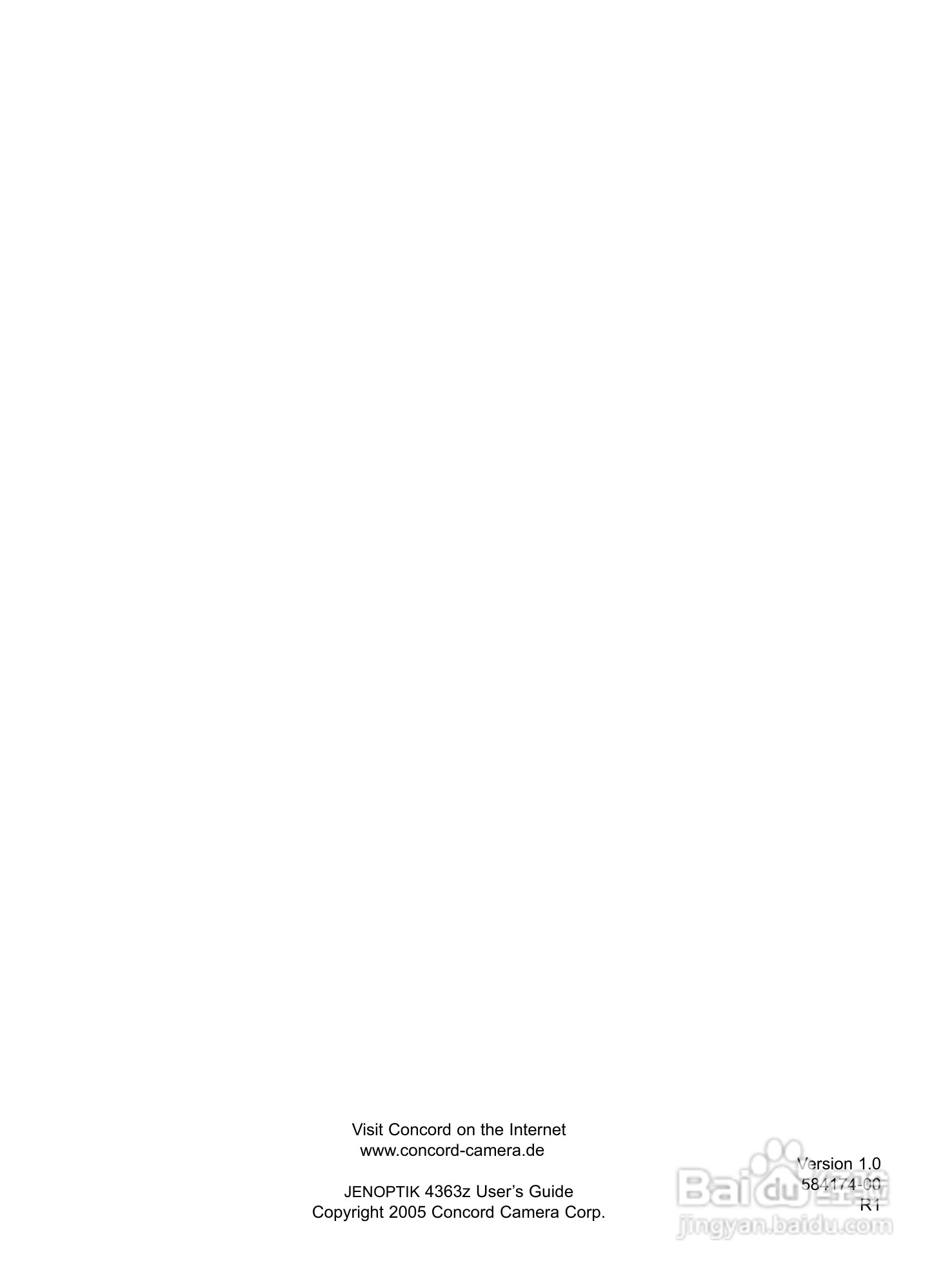 JENOPTIK JD 4363z数码相机说明书:[8]