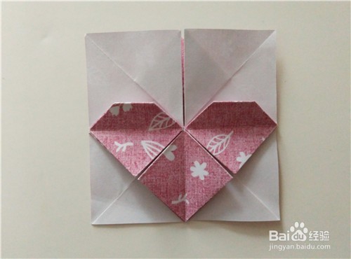 折纸----如何折扑克牌花色之方片、红桃？