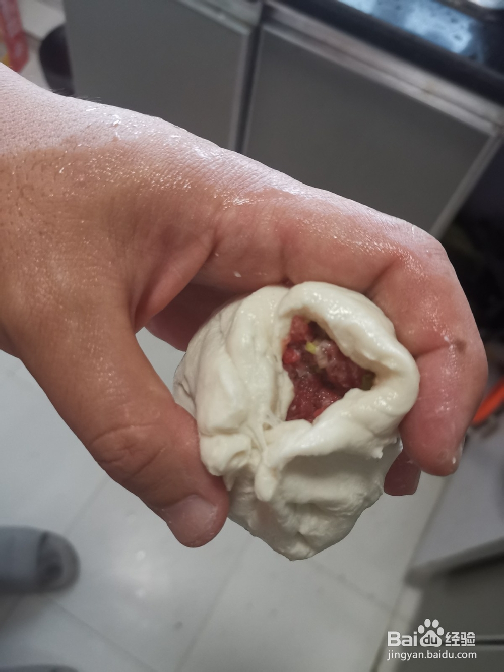 猪肉小葱馅饼
