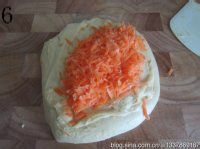 鲜奶油胡萝卜餐包的做法