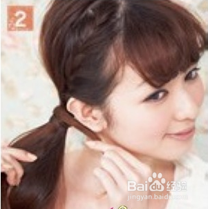 甜美可爱的马尾扎发