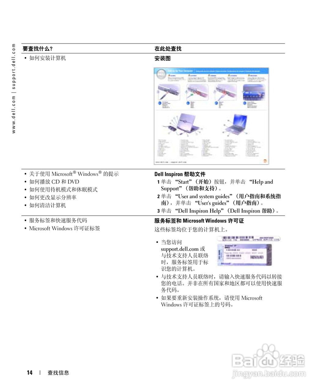 戴尔Inspiron 9100笔记本电脑使用说明书:[2]