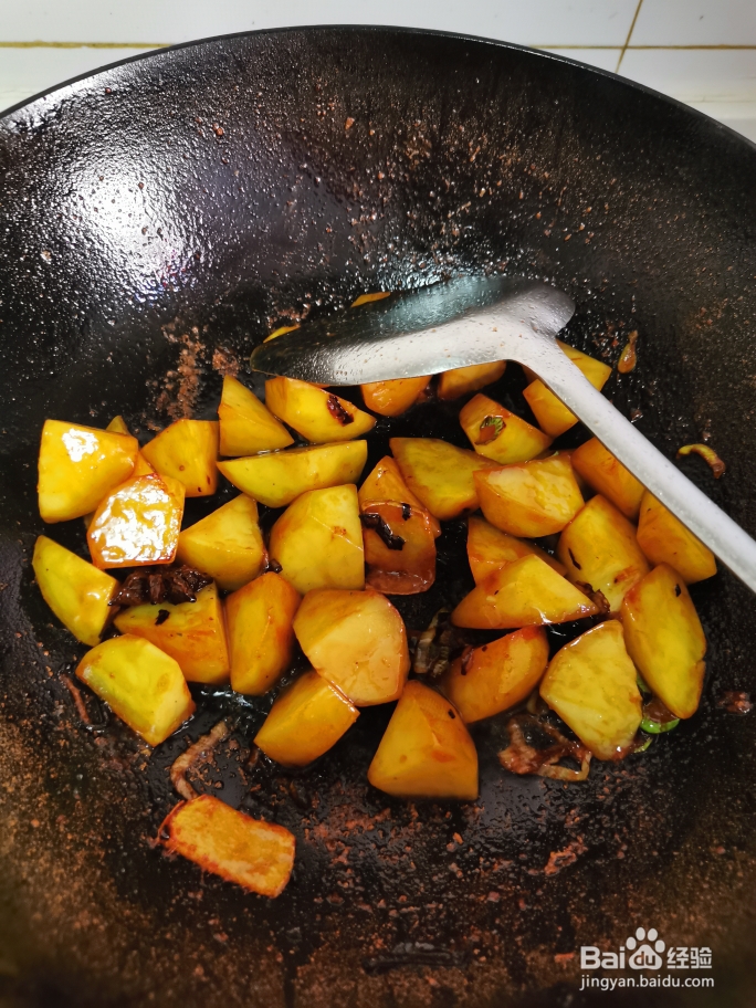 家常做法的土豆烧鲍鱼