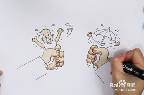 扫黑除恶怎么画