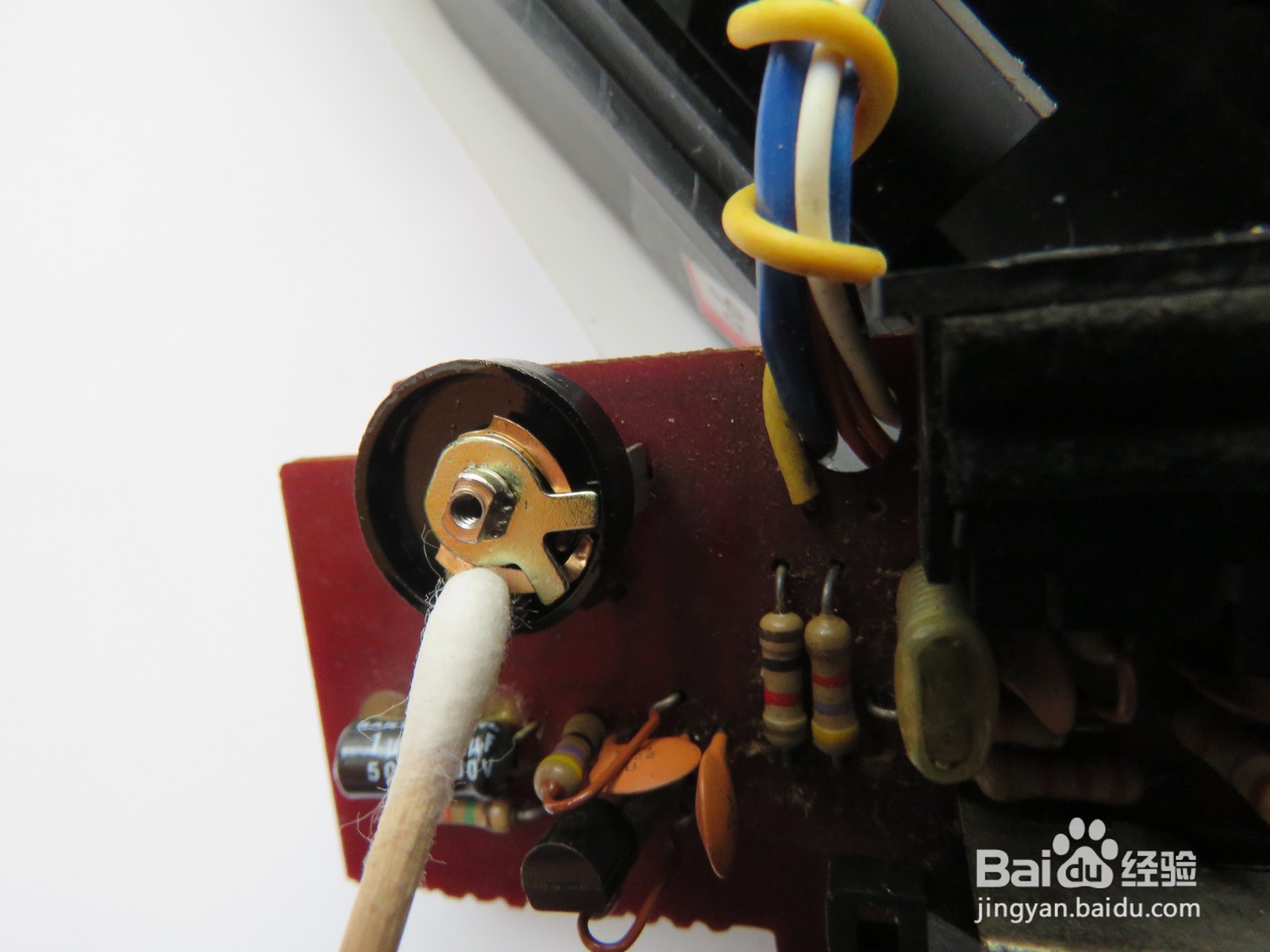 老录音机和唱机音量电位器杂音和爆音的解决方法