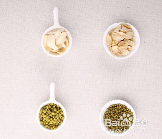 百合绿豆菊花粥