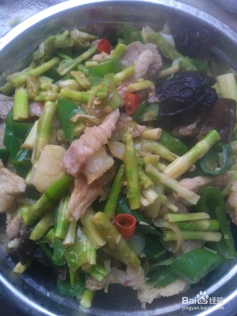 小竹笋炒五花肉的简单做法