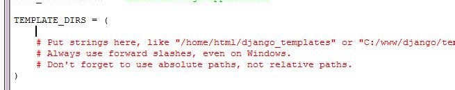 Django教程：[29]如何配置模板文件夹