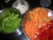 教大家木瓜兰豆炒牛柳条的做法
