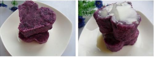 炼乳紫薯泥怎么做