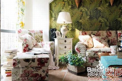 怎样布置出花园式客厅