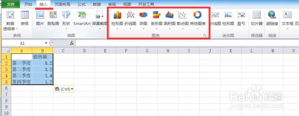 ppt怎么把excel图表