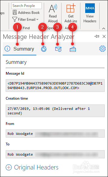 如何在Outlook中阅读邮件标题