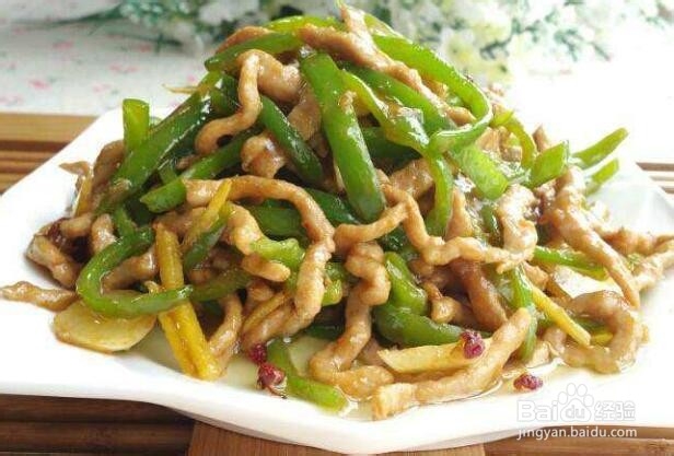 怎么炒青椒肉丝