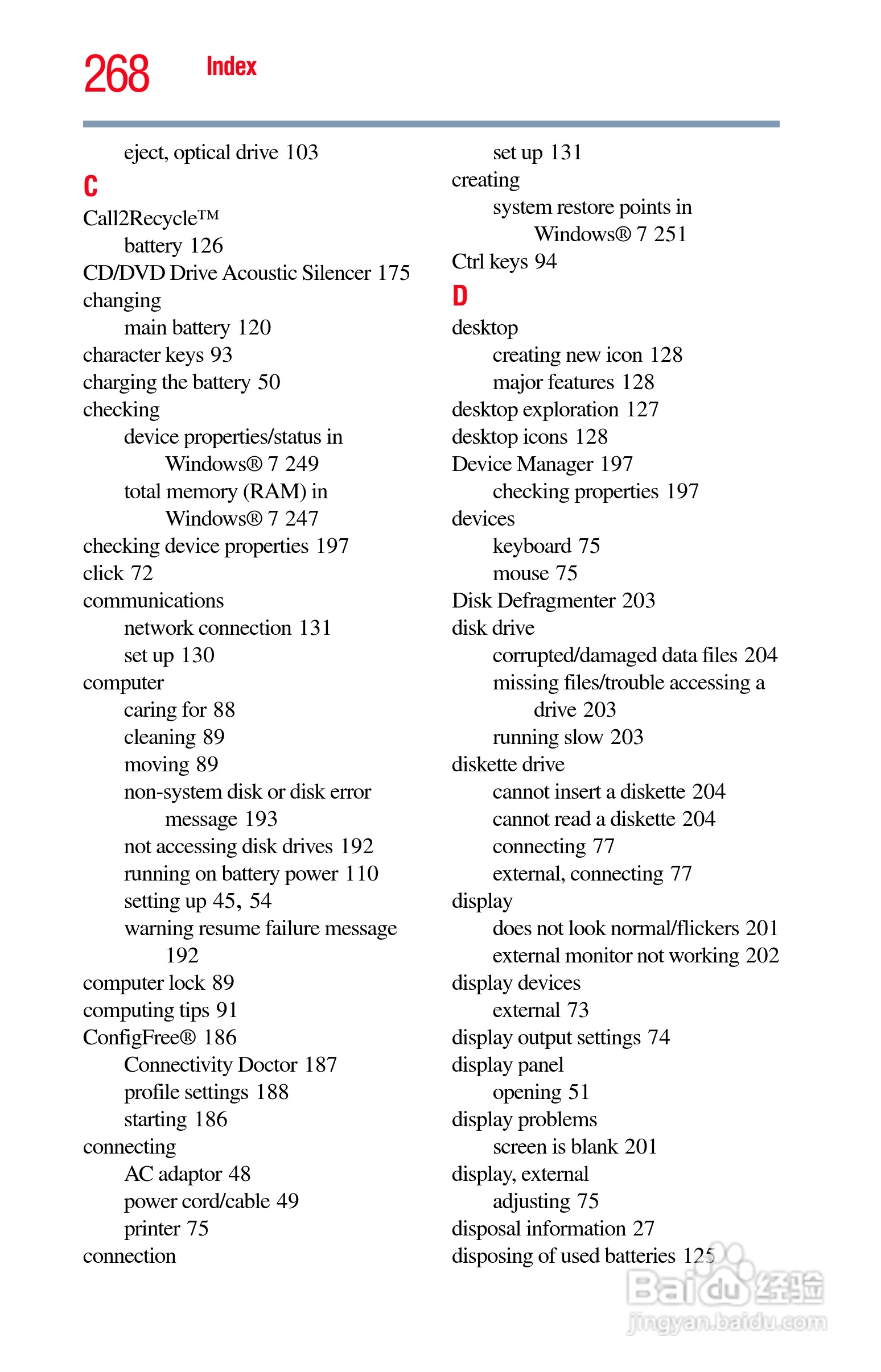东芝M750笔记本电脑使用说明书:[27]